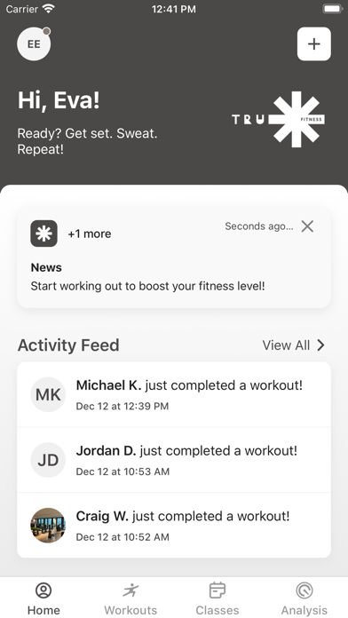 TRU Fitness Gym Screenshot