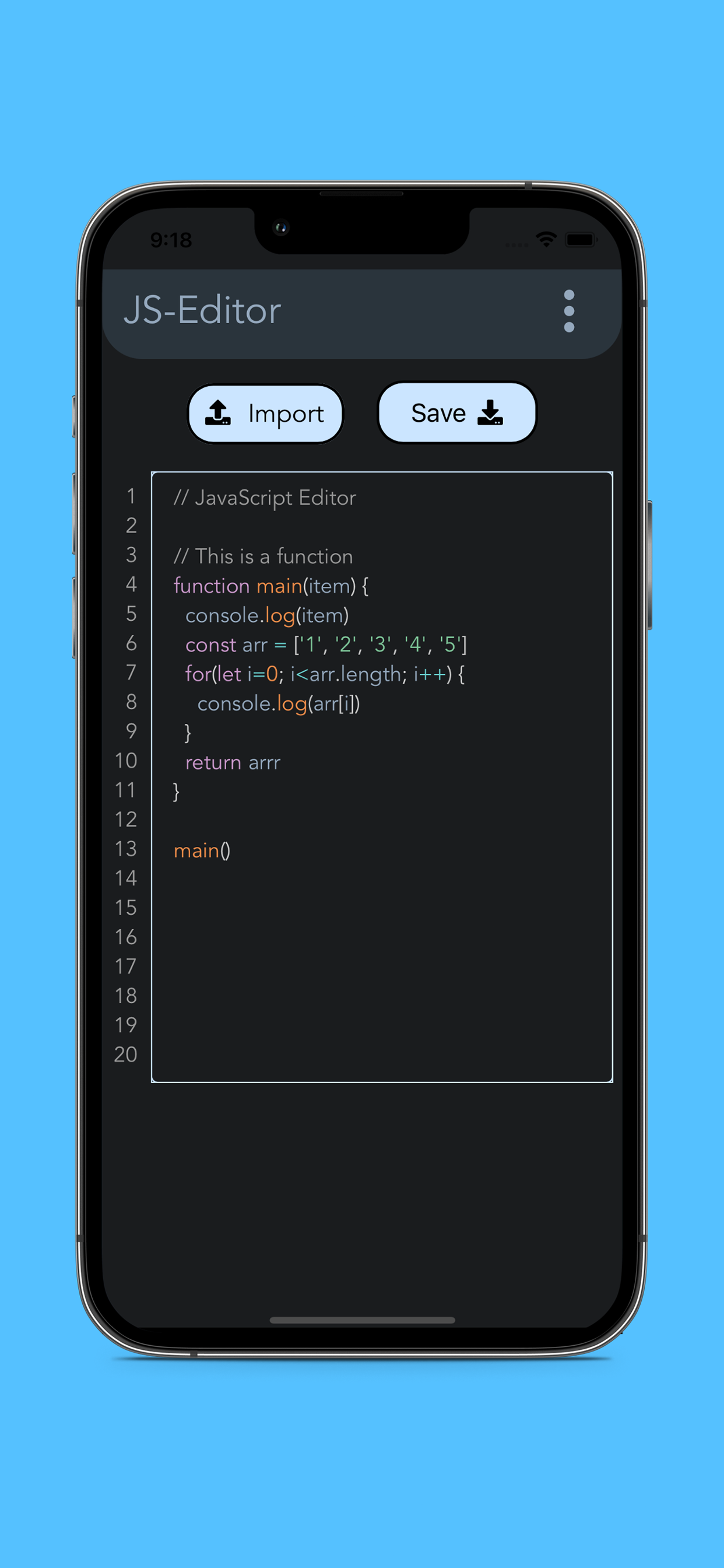 Pro JavaScript Editor