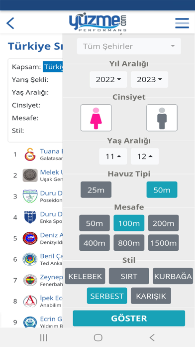 Yuzme.com Performans Screenshot