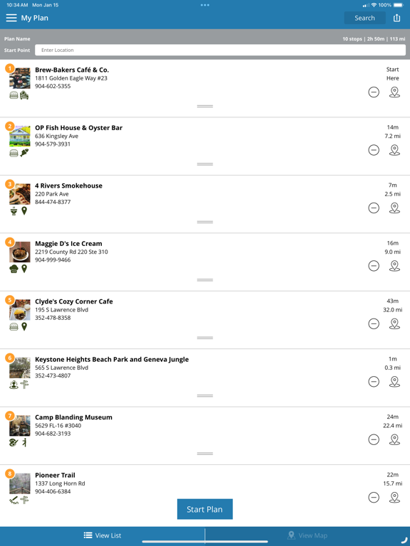 Explore Clay FL iPad screenshot 10 - Travel app