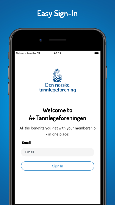 A+ Tannlegeforeningen Screenshot