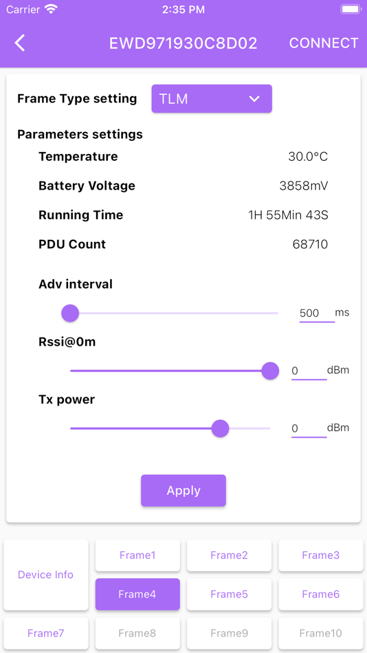 #7. Beacons Tool (iOS) By: Shenzhen Yanwei Communications Technology Co., Ltd.