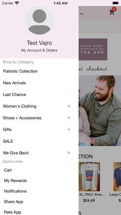 Roseabella Boutique Screenshot