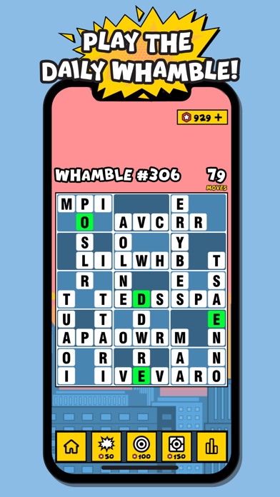 Whamble! Crossword Scramble Screenshot