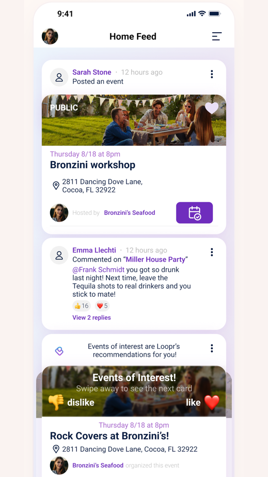 #3. Loopr - Discover Events (iOS) 由: CalDayMo LTD