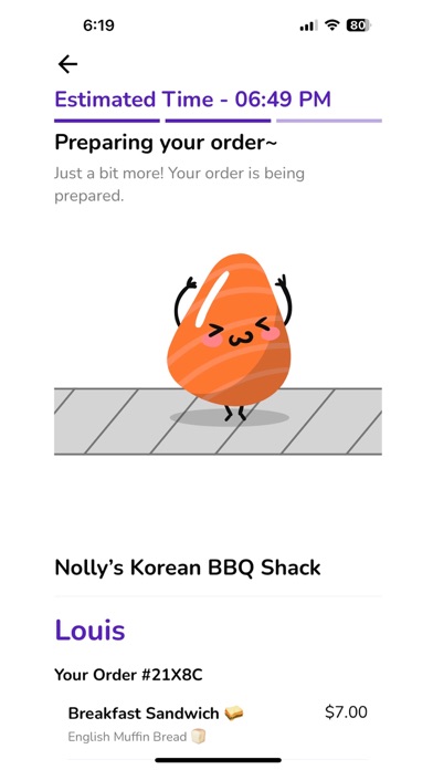 Nolly - Skip school food lines Screenshot