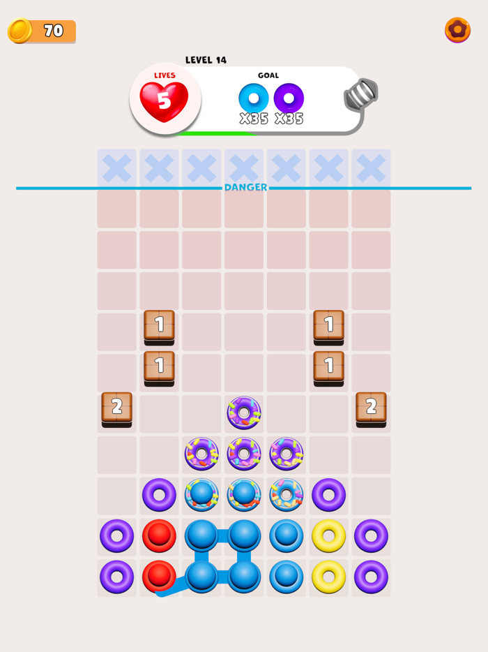 Donut Blast - Link Puzzle