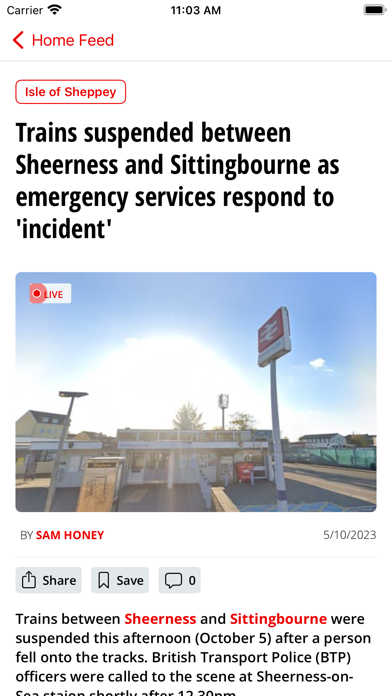 Kent Live Screenshot