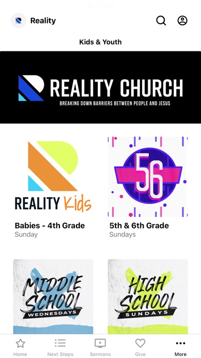 Reality Church Screenshot