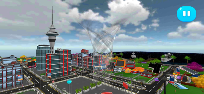 Tornado Rain and Thunder Sim