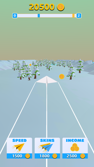 Fly Paper Plane Game Screenshot