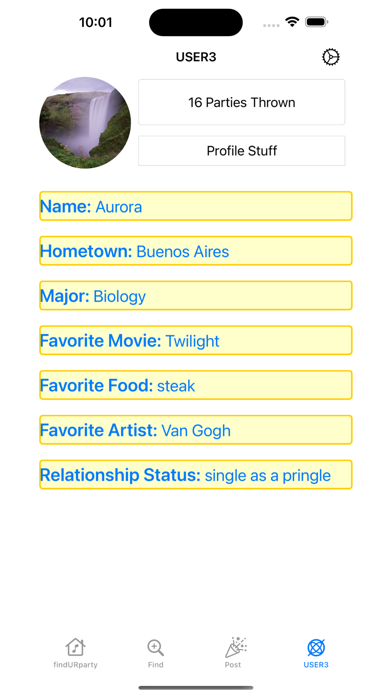 findURparty Screenshot