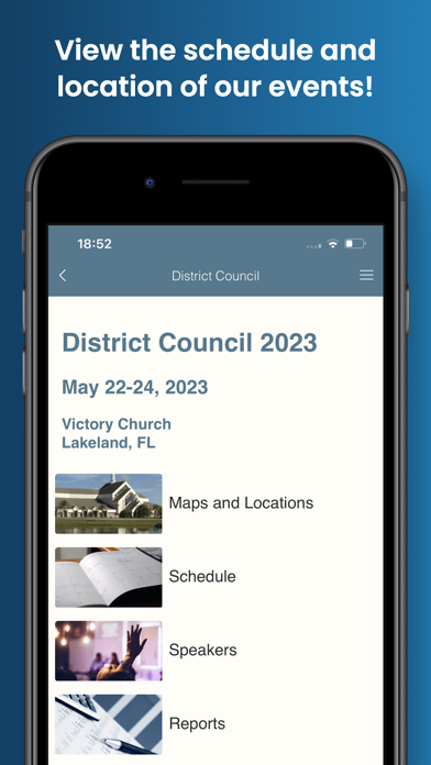 Pen Florida District Council Screenshot