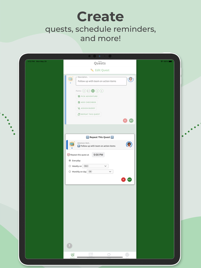 ‎HeroMode: Joyful Tasks & Goals Screenshot