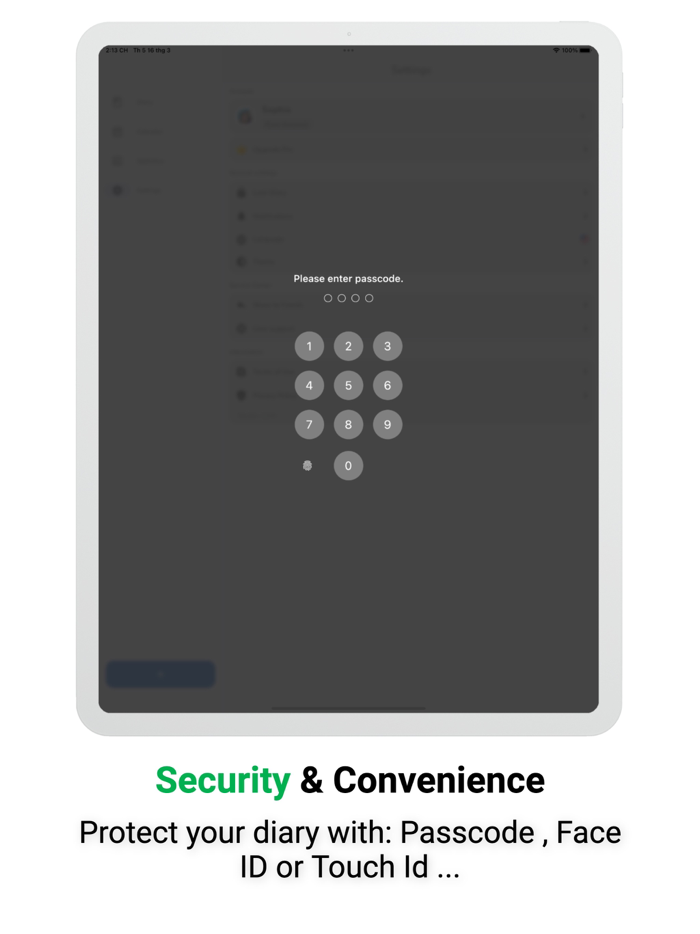 Diary with Lock Daily Journal