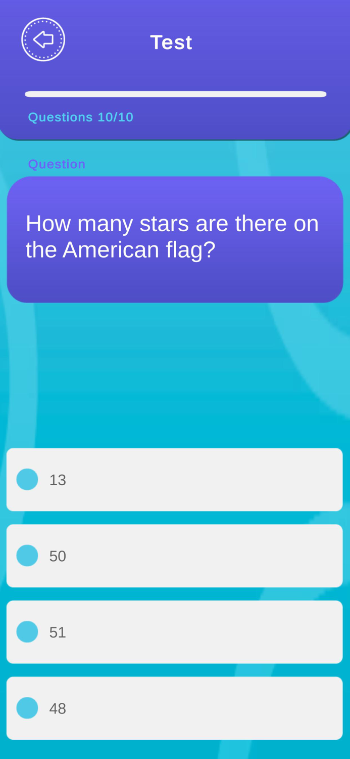 US Citizenship Prep Test