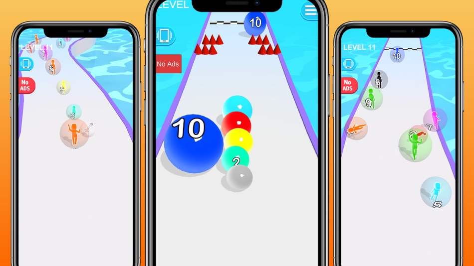 #2. Merge Ball Race (iOS) 由: APP CENTRAL LTD