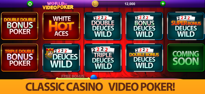 World of Video Poker