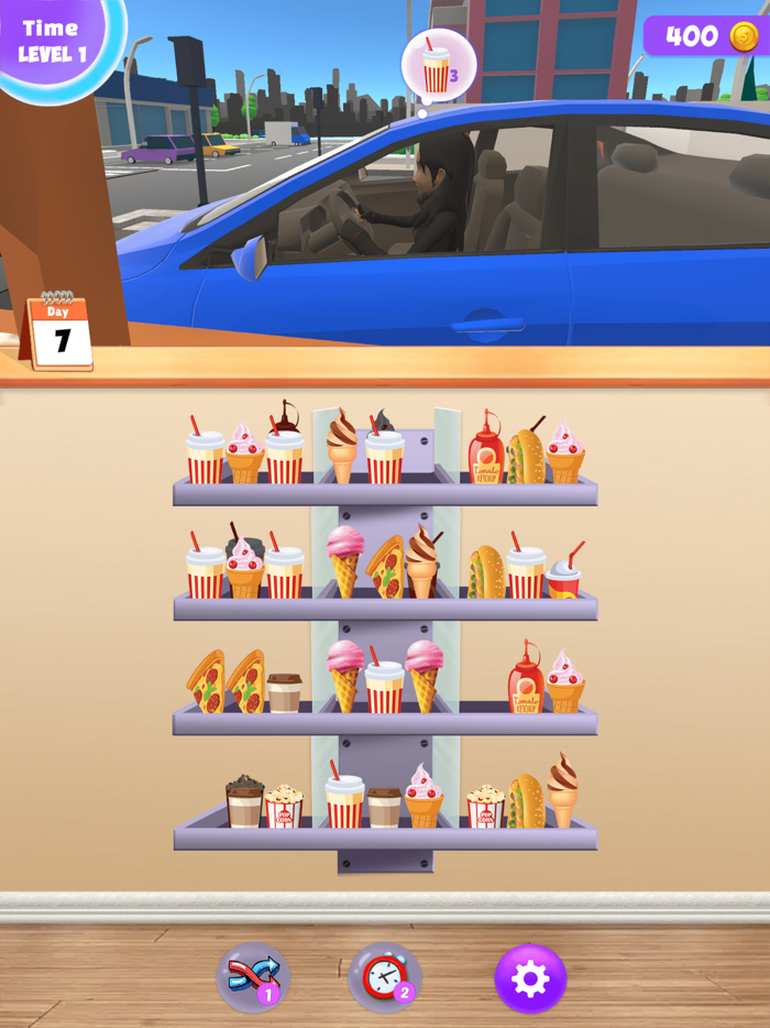 Food Sorting Drive Thru Game