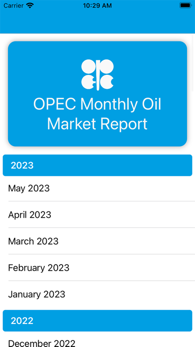 OPEC MOMR Screenshot