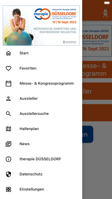 therapie DÜSSELDORF Screenshot