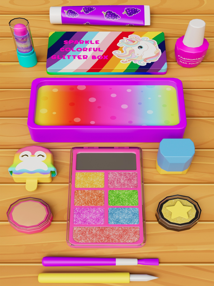 ASMR Makeup Slime Games Fun 3D