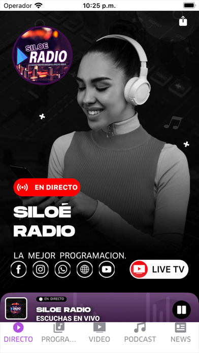 Siloé Radio Screenshot