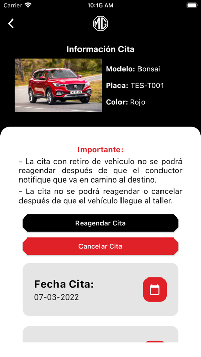 MG Motor Screenshot