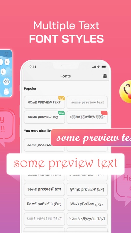 Text Fonts & Keyboard Emoji screenshot-5