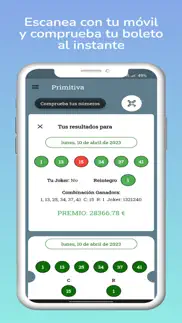 escaner loteria pro iphone capturas de pantalla 1