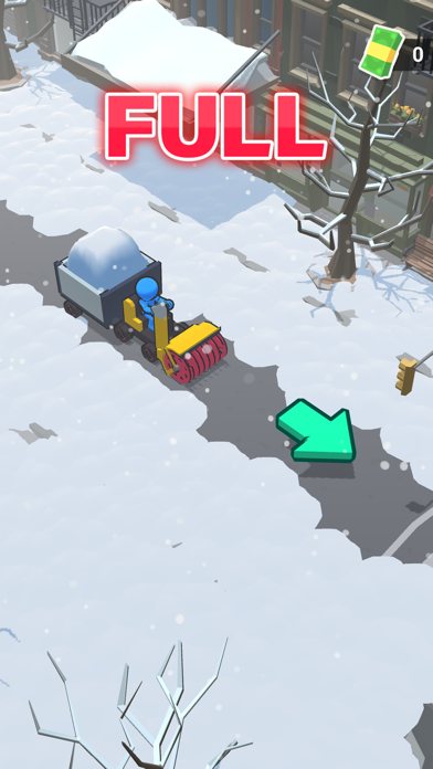 Snow shovelers - simulation Screenshot