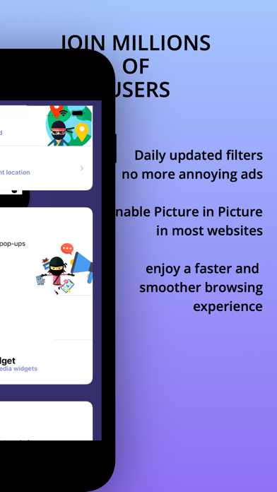 VON Ninja: APPVPN Adblock Screenshot