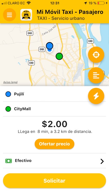 Mi Móvil Taxi - Pasajero