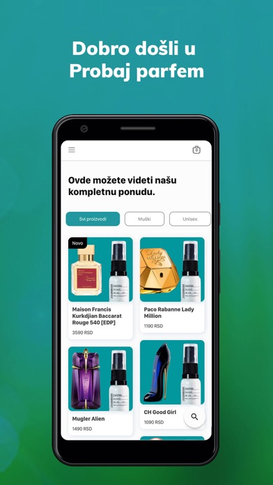 Probaj parfem Screenshot