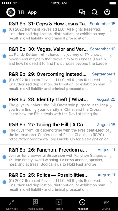 The Father's House App Screenshot