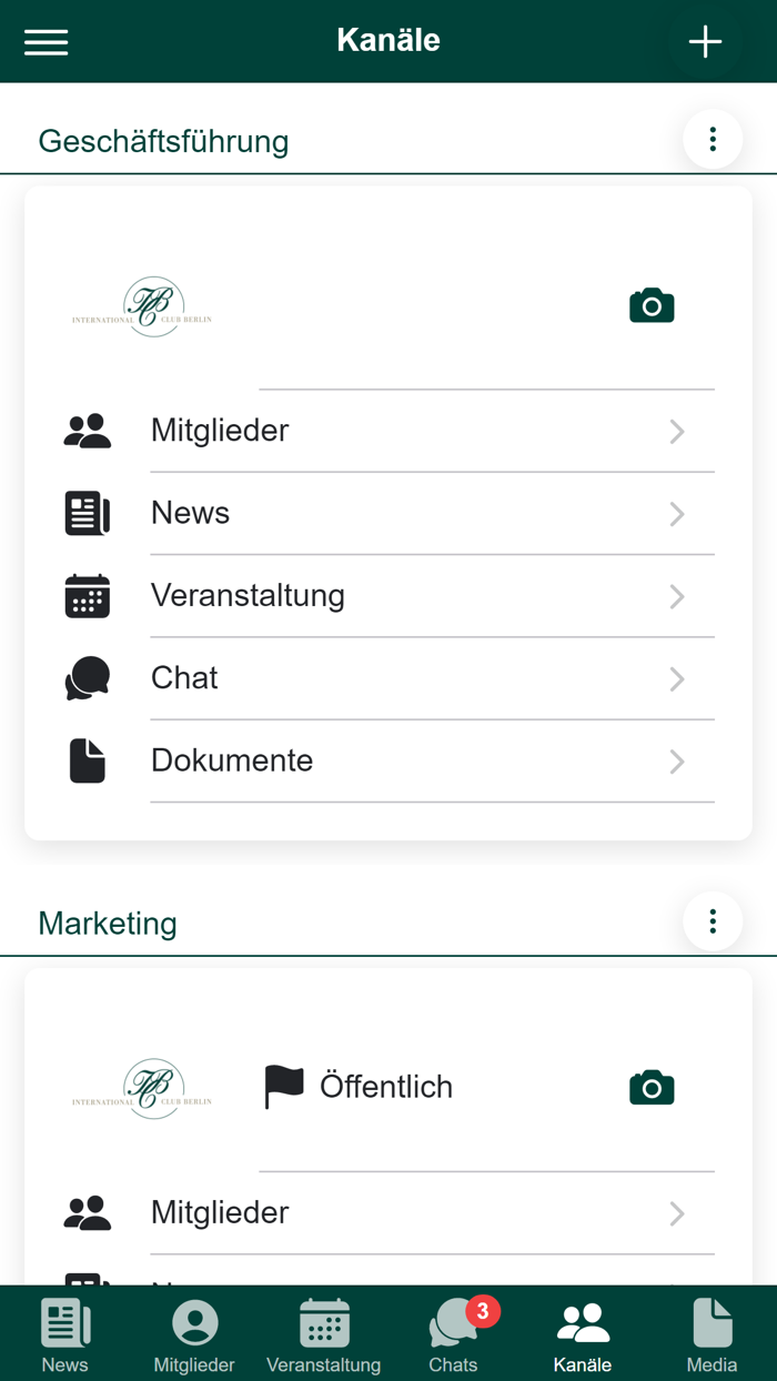 International Club Berlin App