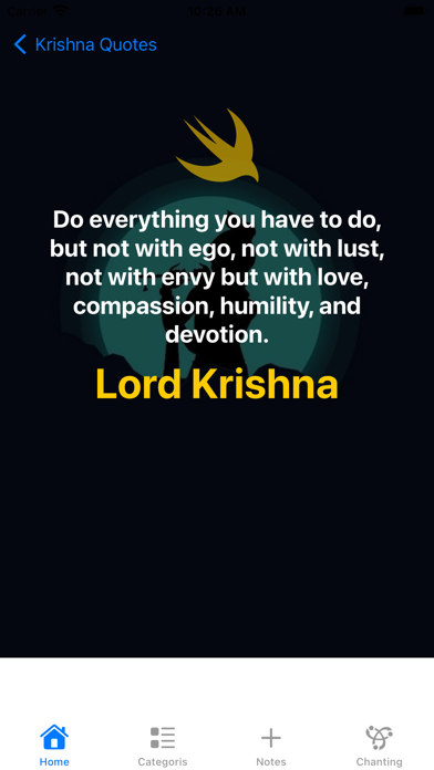 Hare Krishna Quotes Screenshot