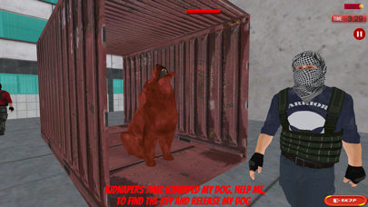 Big Red Dog Simulator 3D Screenshot