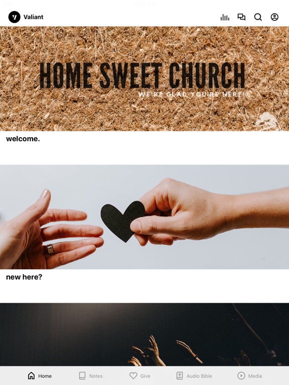Screenshot #4 pour Valiant Church App
