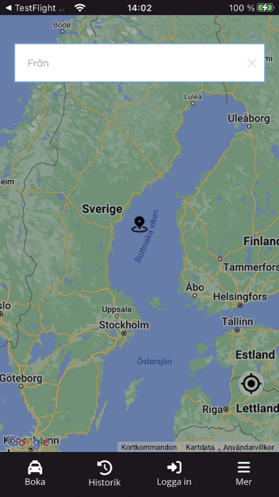 Taxi Gotland Screenshot