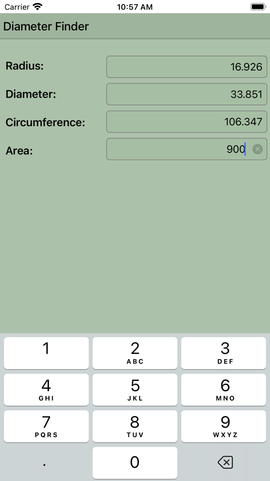 #9. Diameter Finder - Circle Calc (iOS) 由: Krzysztof Gwiazda