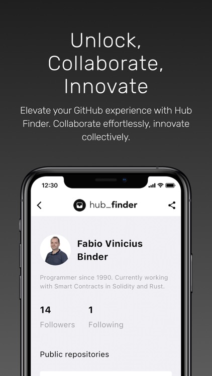 Hub Finder for Github