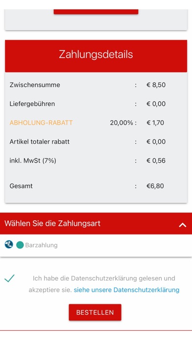 Adria Restaurant Screenshot