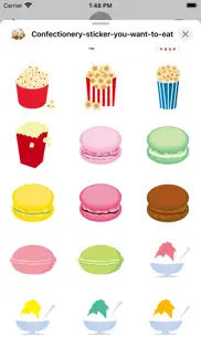 confectionery stickers iphone screenshot 4