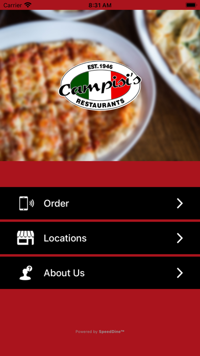 Campisi's Restaurants Screenshot