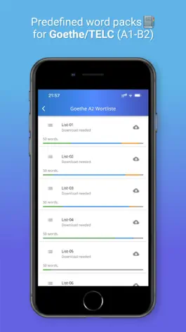 Game screenshot XY Memo: German vocab builder apk