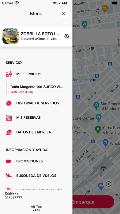 Aló Taxi Cliente Screenshot