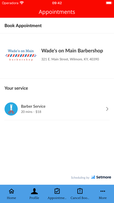 Wade's on Main Barbershop Screenshot