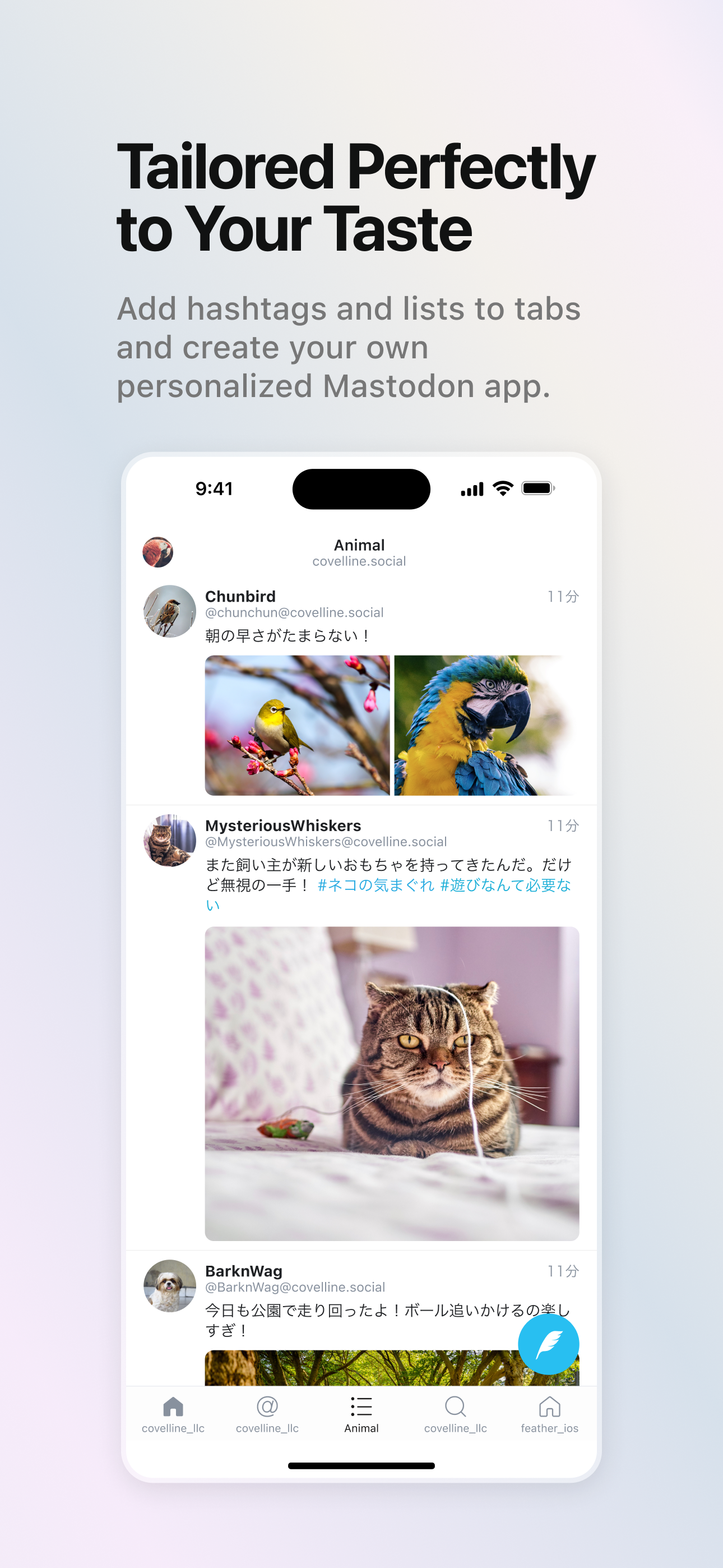 feather for Mastodon screenshot 3