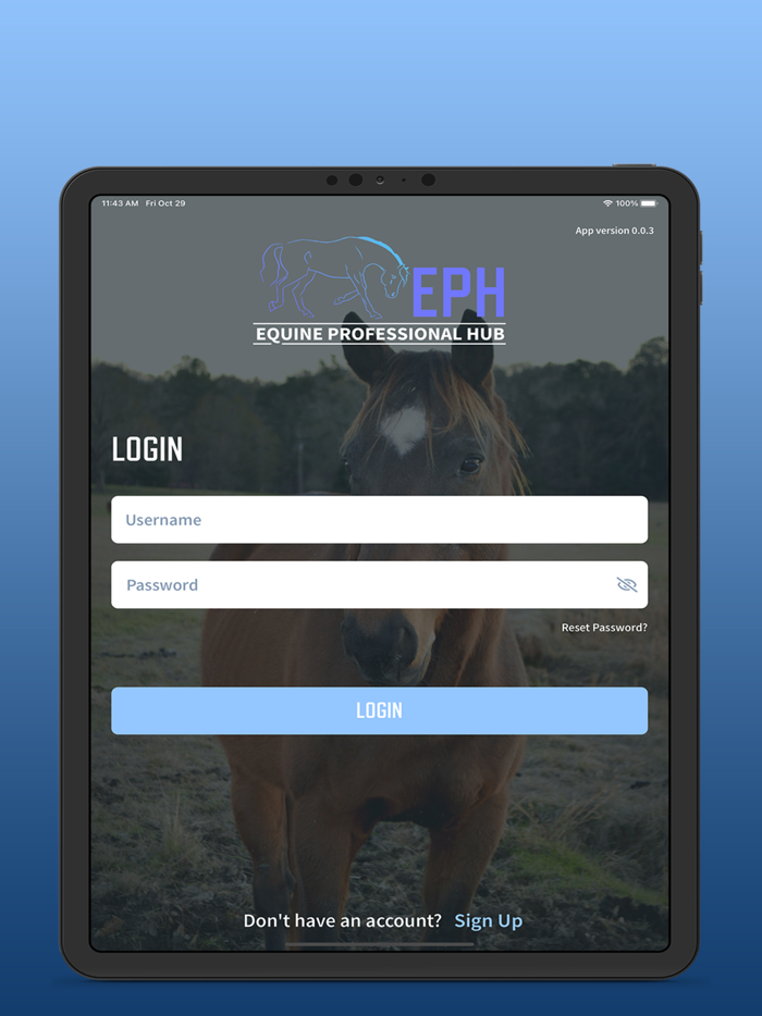 EPH - Equine Professional Hub